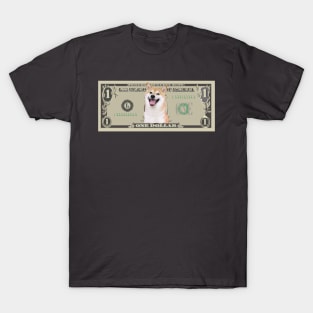 Shiba Inu Doge - Dollar bill T-Shirt